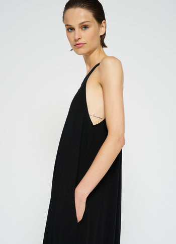 smoking dress | black