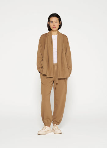 wellness jacket | cedar brown