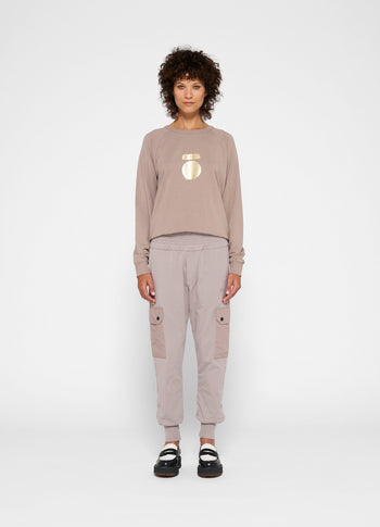 icon sweater | warm taupe