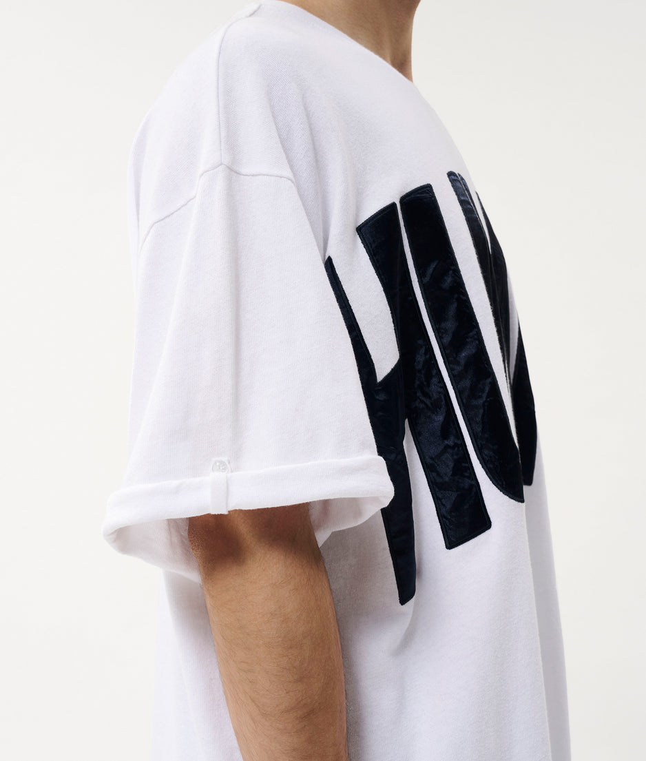 Andy heavy jersey tee | white