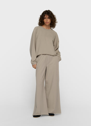 silent chique wide jogger | fog
