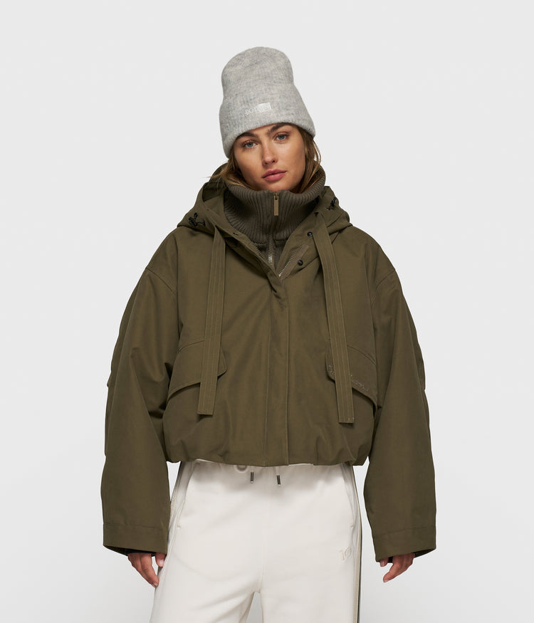 the queen parka | dark olive