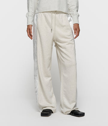 western jogger fleece | soft white melee