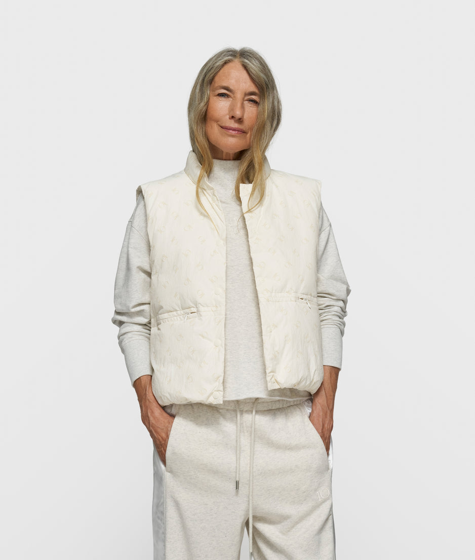 petit sweater curly 10 | soft white melee