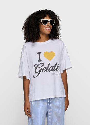 gelati tee | white