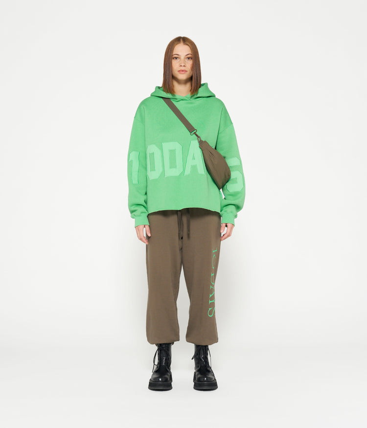 Bar jogger fleece | dark moss