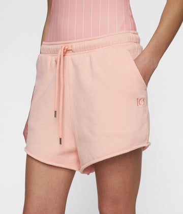 easy shorts | peach