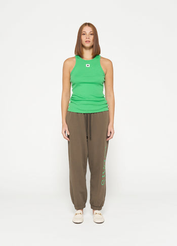 tank top rib | apple green