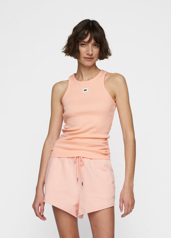 tank top rib | peach