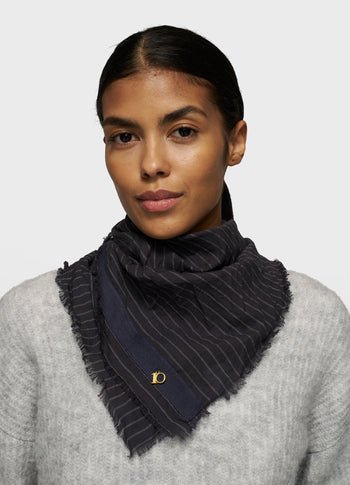 bandana pinstripe | dark navy