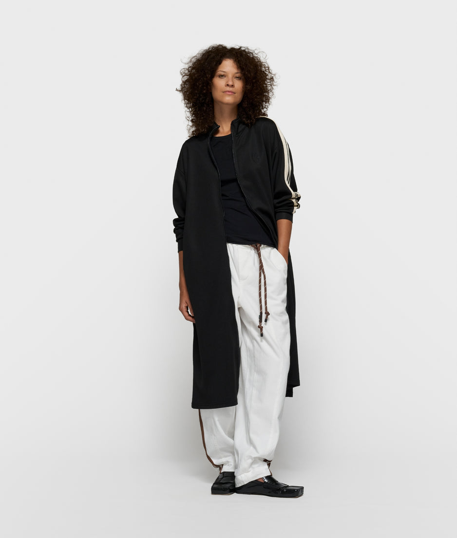 long track jacket | black
