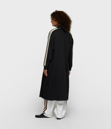 long track jacket | black