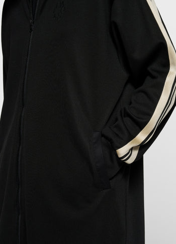 long track jacket | black