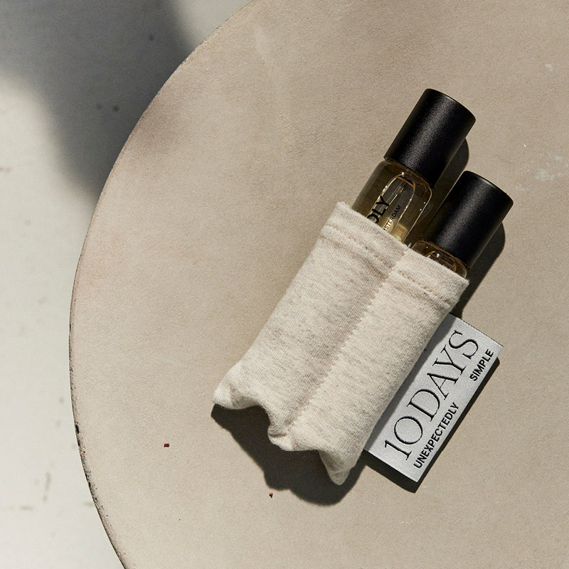 10DAYS Fragrances reisset: met de geuren 'Unexpectedly' en 'Simple'