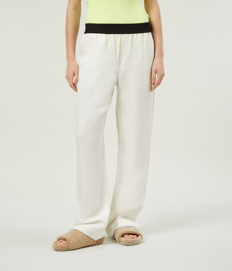 flowy pants | ecru