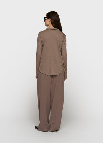 wrap blouse | moonrock