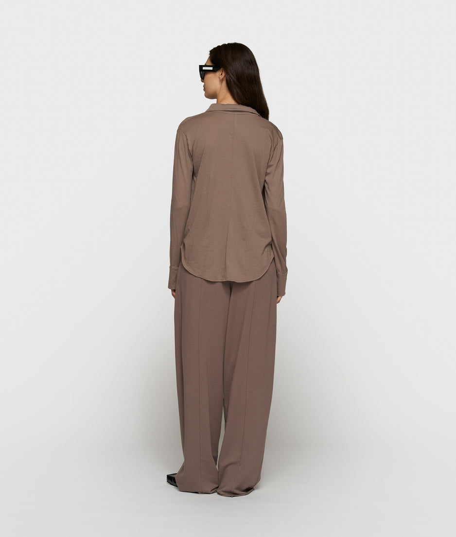 wrap blouse | moonrock