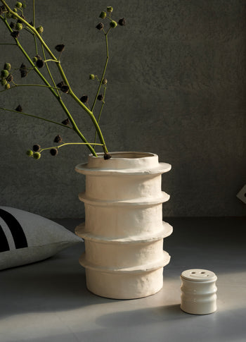 Flower pot 03 M Molly 46,5CM | soft beige
