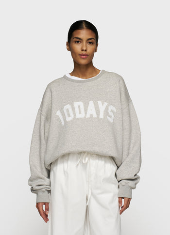 THE STATEMENT SWEATER | light grey melee