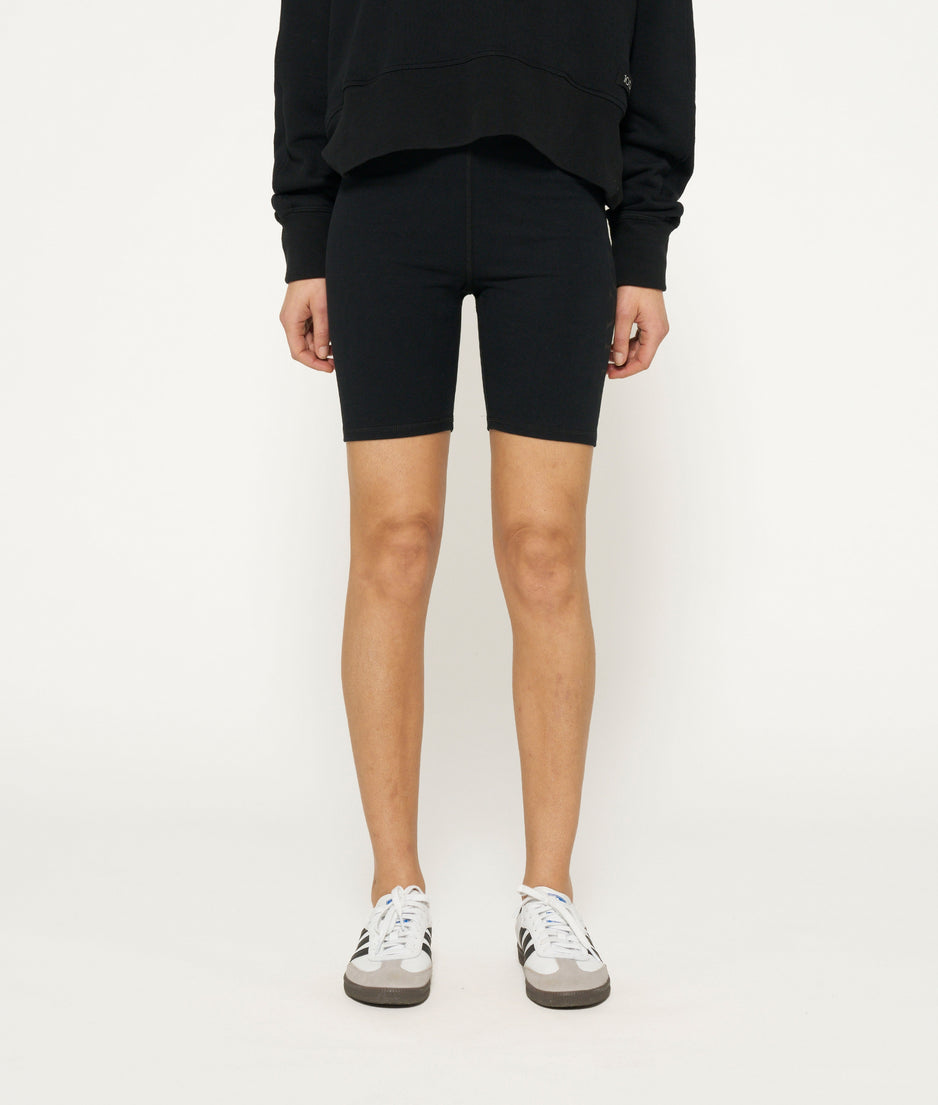 jersey cycling shorts | black