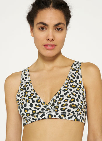 2-way bra leopard | bone