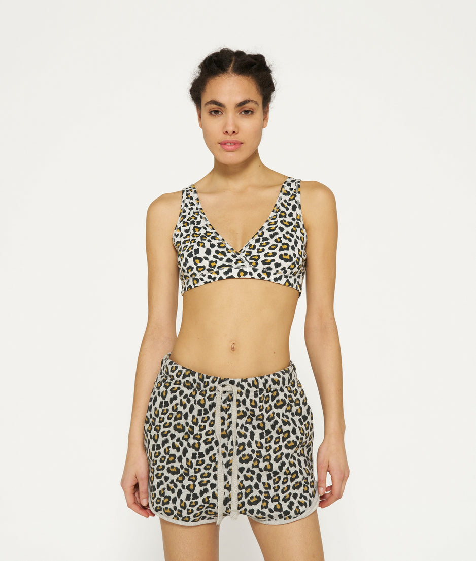 2-way bra leopard | bone