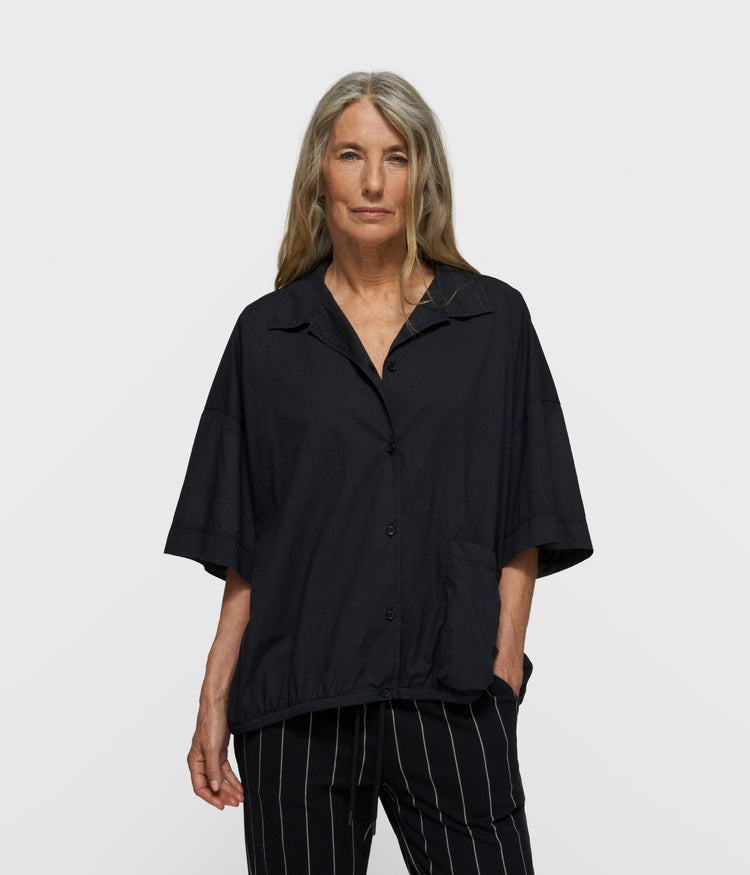 oversized blouse jacket | black