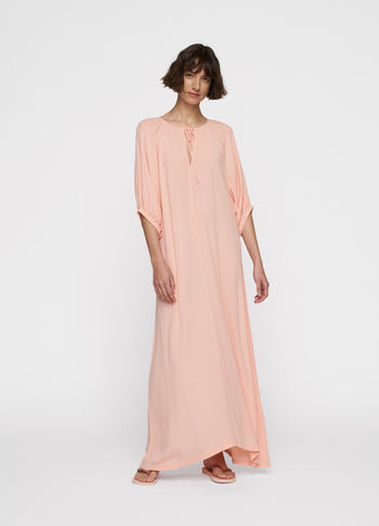 maxi dress | peach