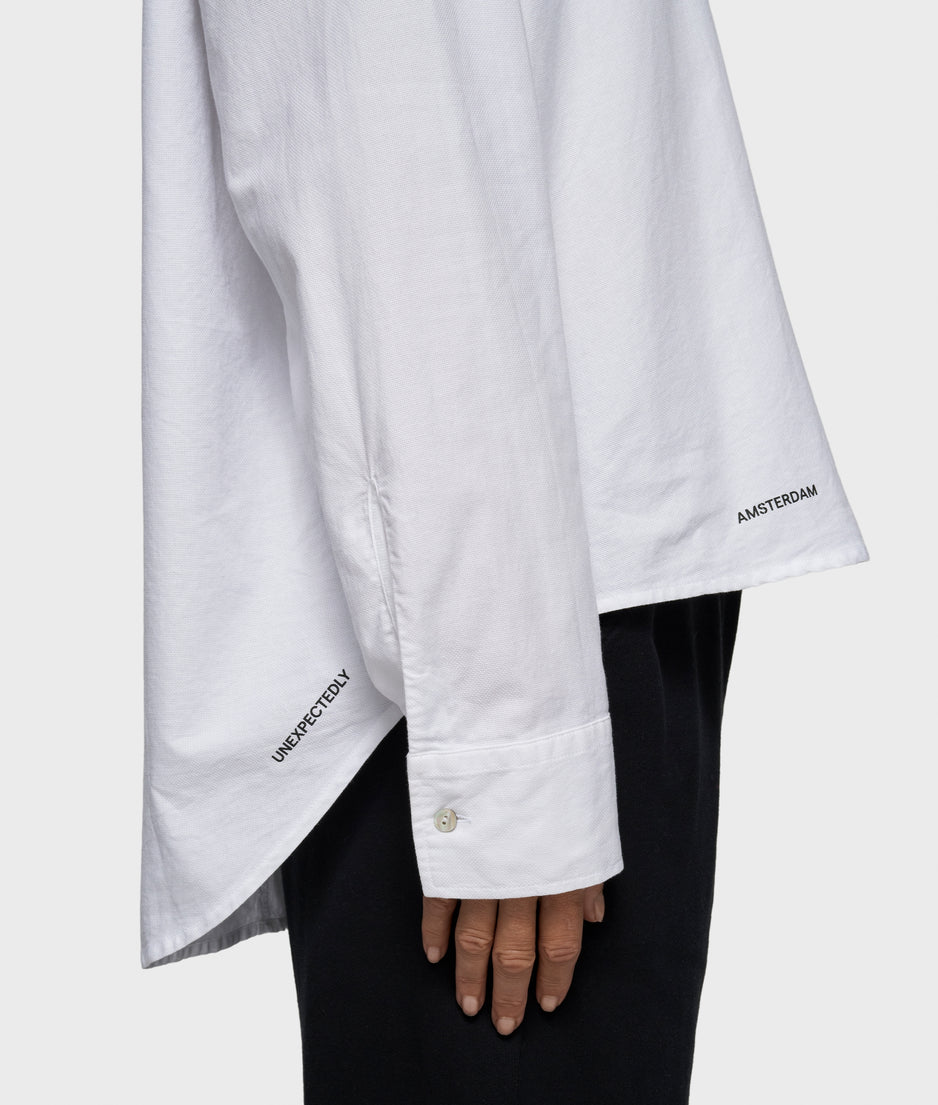THE PIQUE SHIRT | white