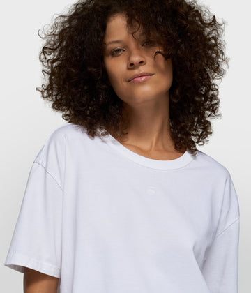 THE THICK COTTON TEE | white