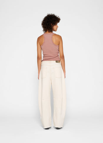 horse riding twill pants | ecru