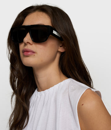 pleated top jersey | white