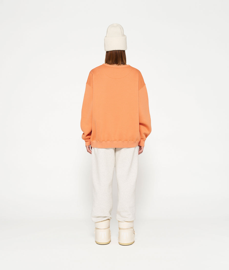 statement sweater | orange melon