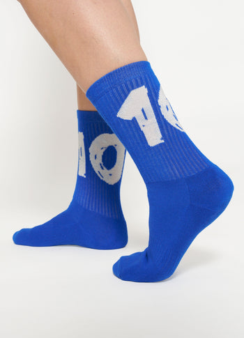 socks long 10 | electric blue