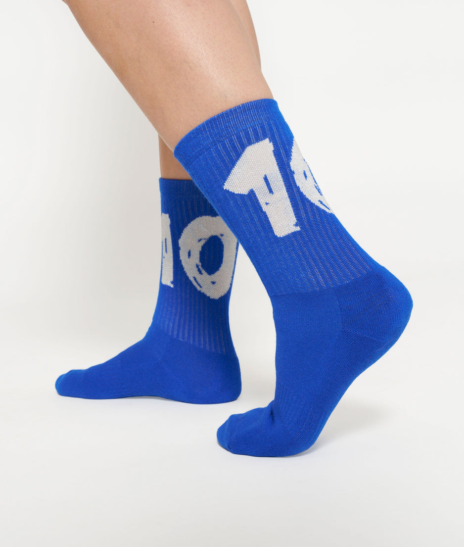 socks long 10 | electric blue