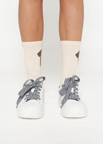 socks long 10 | soft white melee