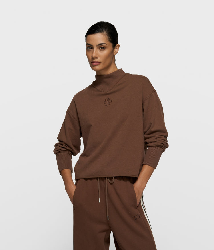 petit sweater curly 10 | dark truffle