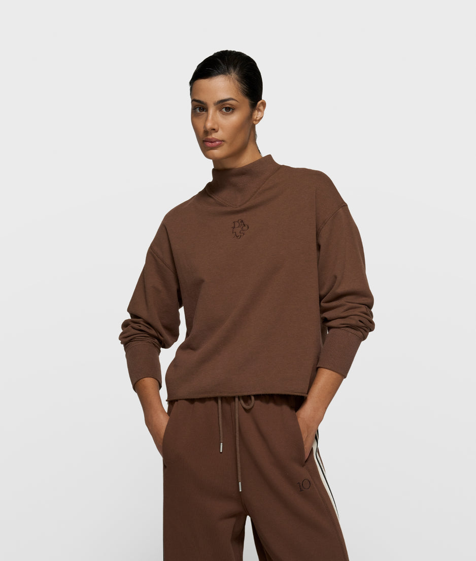 petit sweater curly 10 | dark truffle