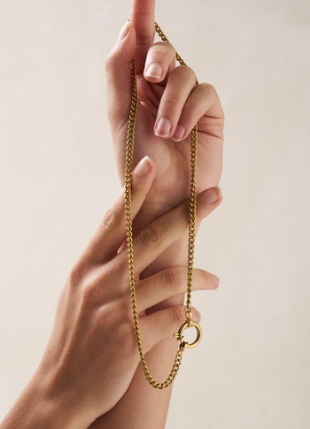 chain necklace | gold