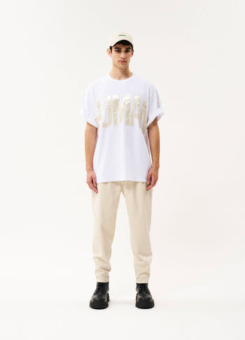 Andy heavy jersey tee | white