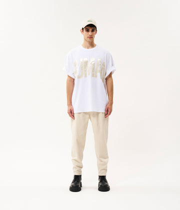 Andy heavy jersey tee | white