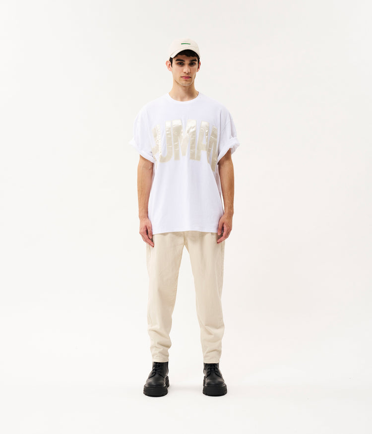 Andy heavy jersey tee | white