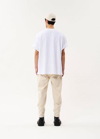 Andy heavy jersey tee | white