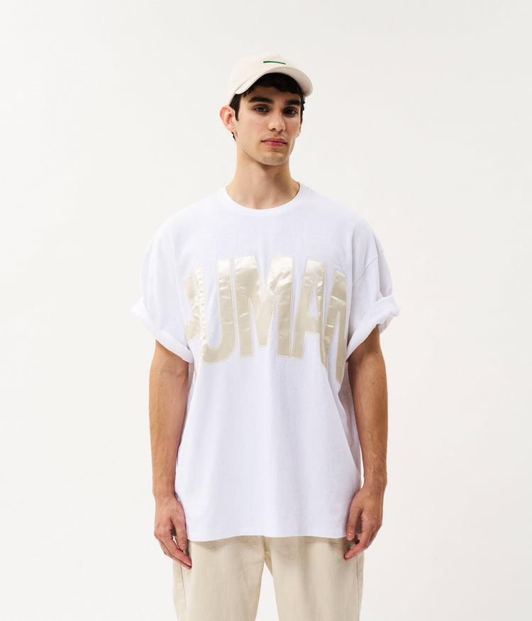 Andy heavy jersey tee | white