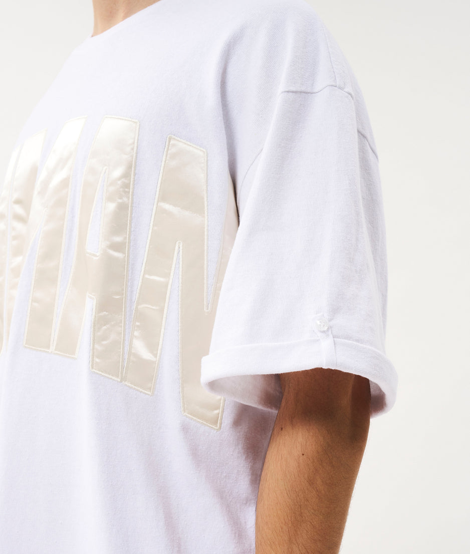 Andy heavy jersey tee | white