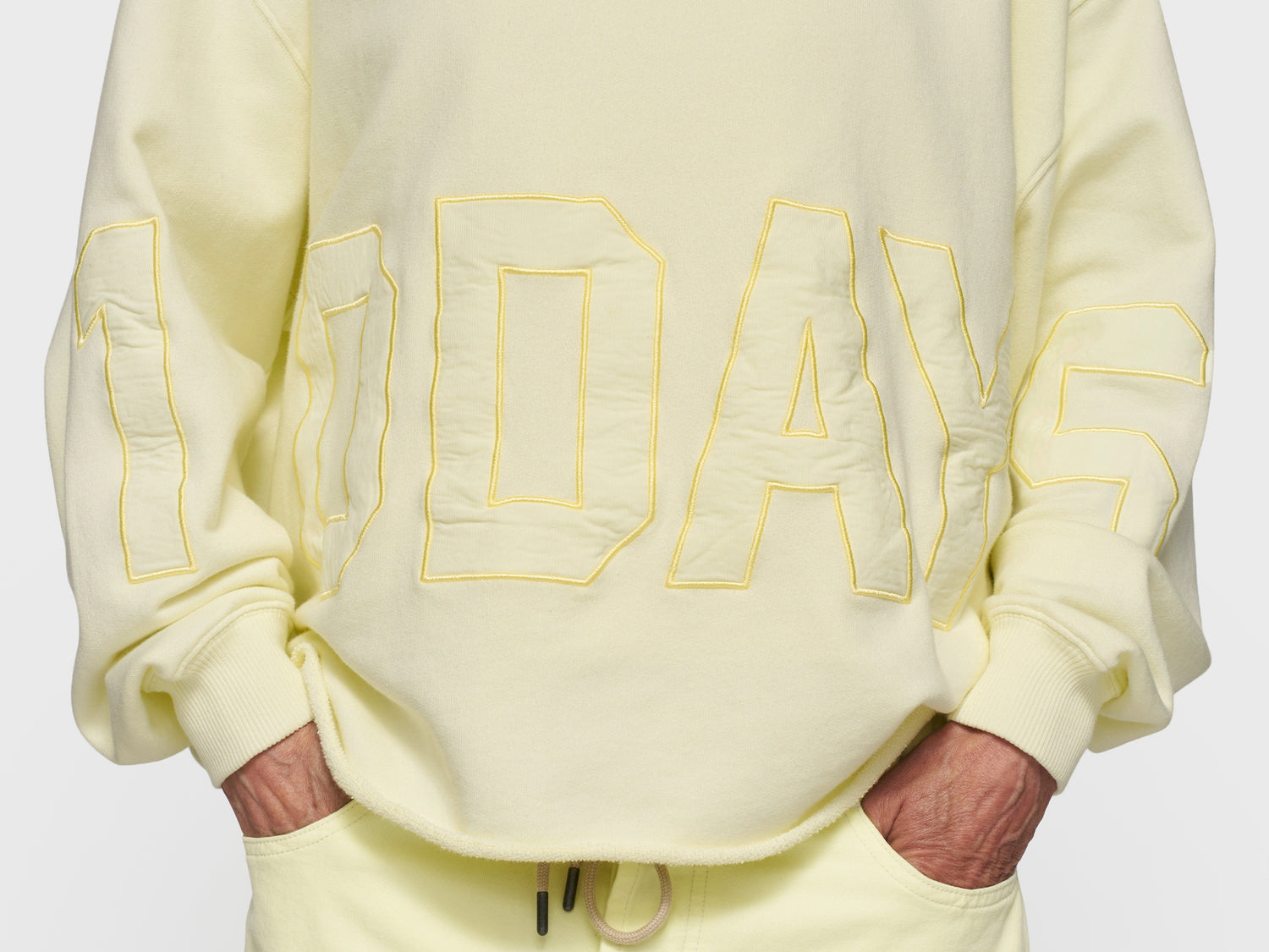 statement logo hoodie | pastel yellow