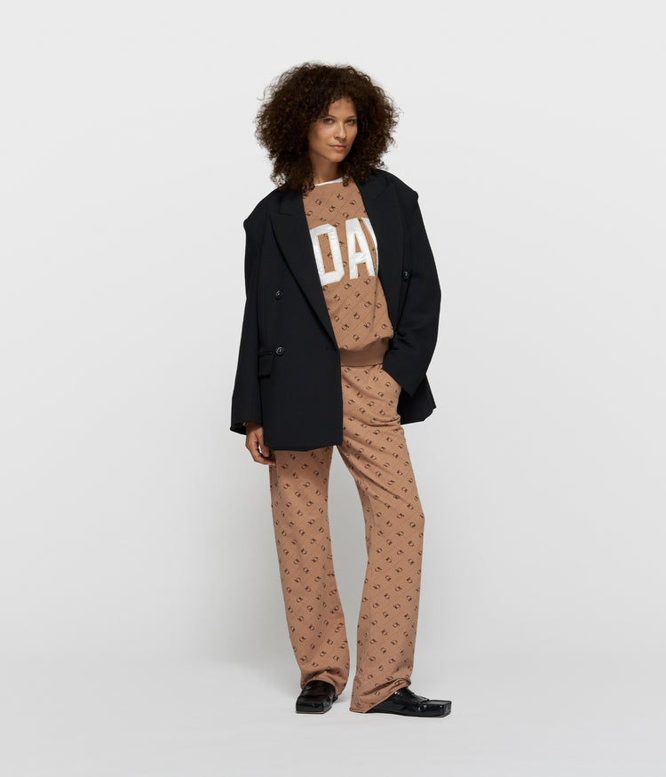 straight jogger monogram | fudge