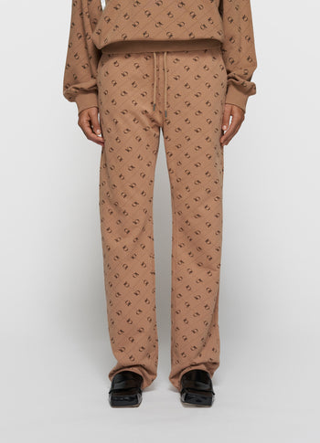 straight jogger monogram | fudge