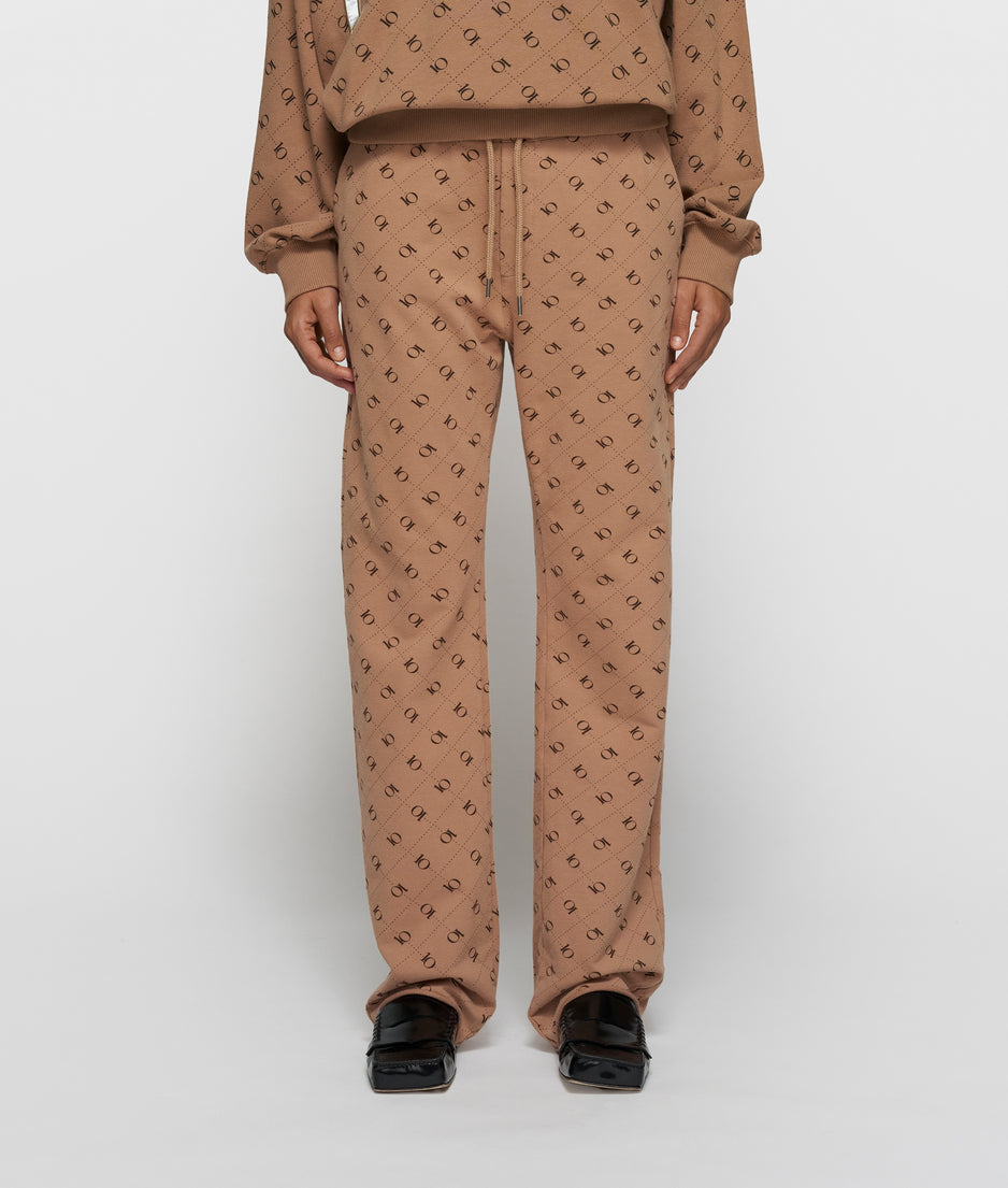 straight jogger monogram | fudge
