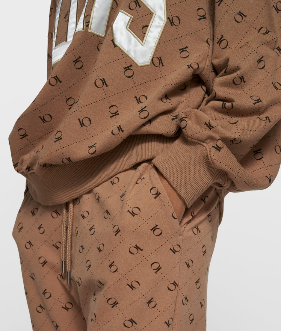 straight jogger monogram | fudge